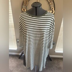 BOSS Green‎ Stripe Textured Polo Shirt Size 4XL NWT